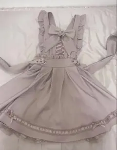 LIZLISA バックカシュクールエプロンジャンスカ - メルカリ