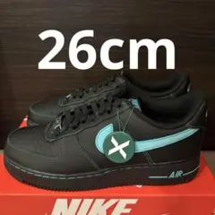 Nike Air Force 1 Lowブラックティファニー26cm鑑定済正規品