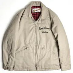 【美品】ショット/コットンワークジャケット/デッキジャケット/TALON/刺繍