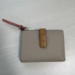 極美品✨ロエベ LOEWE 二つ折り財布 大きめ ライトオーツ ハニー