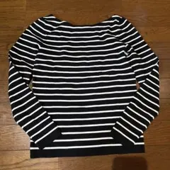 PLST ボーダー柄 長袖Tシャツ Mサイズ