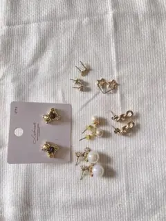 ピアス 6点セット まとめ売り ゴールドカラーのサムネイル