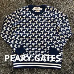 【未使用美品】PEARY GATES パーリーゲイツ スヌーピーコラボ セーター