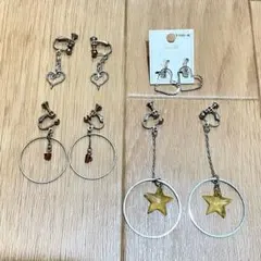 イヤリング 4点セット まとめ売り ティーン向け