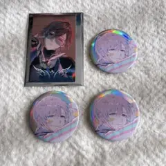 【週末値下】にじさんじ　ChroNoiR 叶　缶バッジ＆フォト風カード