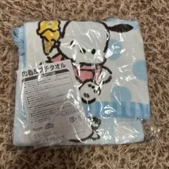 サンリオ ポチャッコ くじ 巾着＆プチタオル ブルー