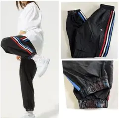 美品adidasoriginals アディカラー トリコロール　ナイロンパンツ