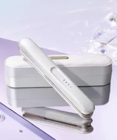 【新品未使用】KINUJO Luxe Jewelストレートヘアアイロン ホワイトのサムネイル
