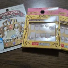 DAISO ネイルジュエリー ストーンシール セットのサムネイル