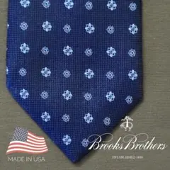 【米国製】Brooks Brothers ネイビー 小紋柄（6675）のサムネイル