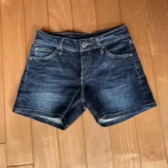 OZOC ブルー デニムショートパンツ