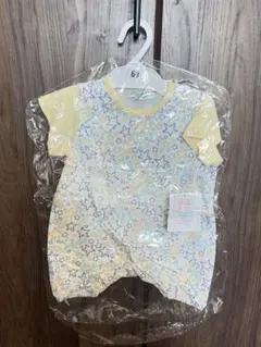 星柄ロンパース 60サイズ