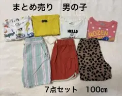 子供服 まとめ売り 男の子半袖半ズボン100㎝ BREEZE DOUBLE.B