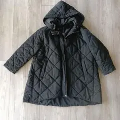 コカ　キルティングコート　ブラック
