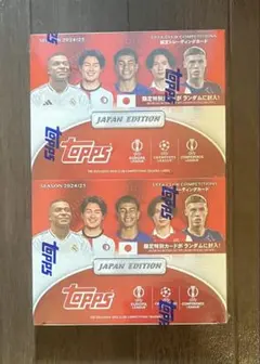 Topps UEFA Japan Edition 未開封ボックス シュリンク付き