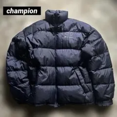 Champion ネイビー ダウンジャケット