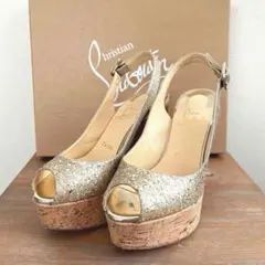 【美品❤︎】Christian Louboutin プラットフォームサンダル 35