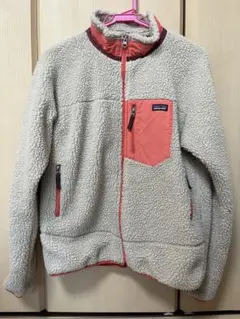 patagonia キッズレトロX フリースジャケット ピンク X XL