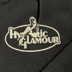 Hysteric Glamour ブラック ジップアップパーカー S ウール混