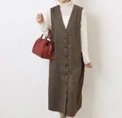 ツイード調 ジレにもなるジャンスカ