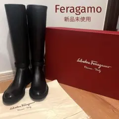 Salvatore Ferragamo 黒 ロングブーツ　25.5