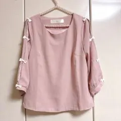 tocco♡リボンデザインブラウス