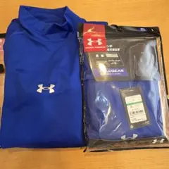 UNDER ARMOUR COLDGEAR アンダーシャツ L 青　2着