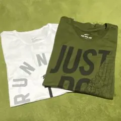 匿名発送 NIKE トレーニングTシャツ2枚セット