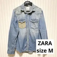 ZARA MENS1975 デニムシャツ Mサイズ
