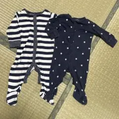 next baby ネクストベビー　足付き　ロンパース　2枚セット