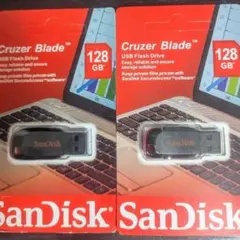 USBメモリ 128GB フラッシュドライブ 2個