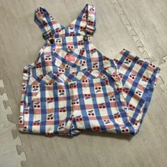 ★よよよ様専用★バースデイ　オーバーオール　フタフタ　サイズ100