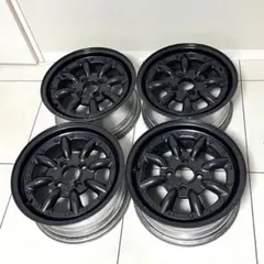 値下げしました。ワタナベ！エイトスポークRS-8 15インチPCD100 超深リム カスタム用に】RSワタナベ エイトスポーク Rタイプ 15in 8.5J
