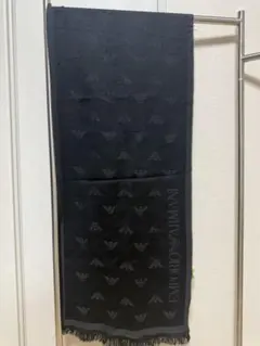 EMPORIO ARMANI ブラックマフラー