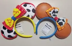香港ディズニー トイストーリー ウッディ・ジェシー カチューシャ