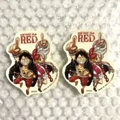 ワンピース　フィルムレッド　特典　ステッカー2枚