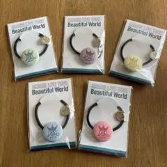 【COCORON様専用】嵐　ライブグッズ　ビューティフルワールド　ヘアゴム　5個