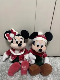 ミッキー ミニー クリスマスぬいぐるみセット