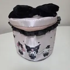 サンリオ キャラクターズ　バニティポーチ　大容量　ピンク