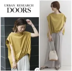 URBAN RESEARCH DOORS フロントギャザーフレンチワイドブラウスのサムネイル