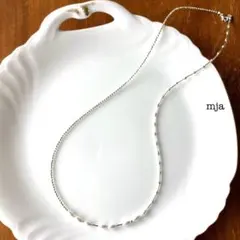 シルバービーズ　パールロングネックレス　約67.5cm【お試し価格】