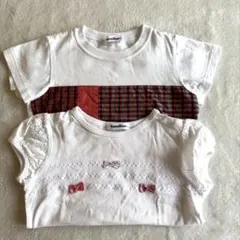 美品　familiar ファミリア まとめ売り 女の子 110cm 2枚 春夏