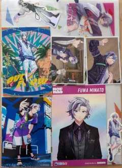 不破湊 ステッカーとカード類　8点セット