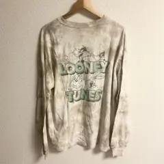 LOONEY TUNES 長袖Tシャツ タイダイ柄