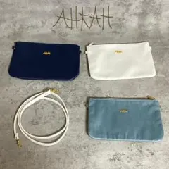 ✨美品✨ AHKAH アーカー 3色マルチポーチ ショルダーバッグ ポシェット