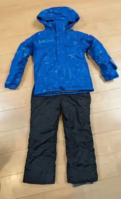 子供用　スキーウェア　青　黒　140　　Reseeda　レセーダ