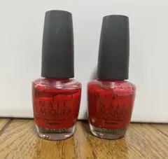OPI ネイルラッカー 15ml N25 赤A16 2本セットBigappleのサムネイル