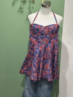 SALE! アナスイ　アロハ柄　キャミソールドレスのサムネイル