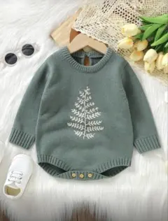 【SHEIN】新品未使用　ベビーロンパース　クリスマス