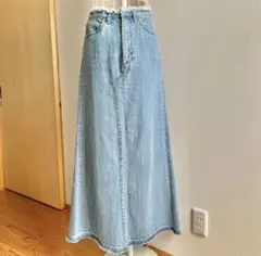 ウェア　デニム　ロングスカート　Lサイズ